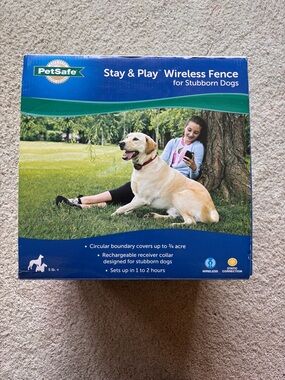 🆕 New Petsafe Stay & Play Witeless Fence System
